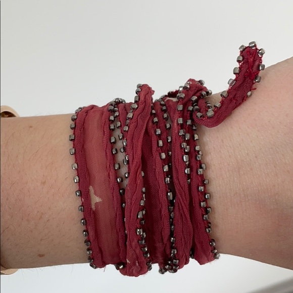 Red Chan Luu Wrap bracelets (or necklace) - Picture 2 of 4